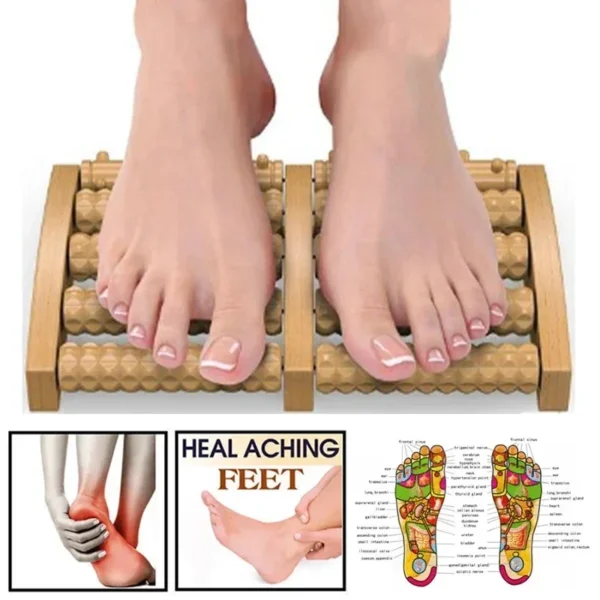 Wooden Foot Massager Acupressure