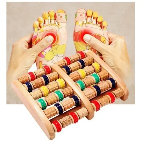 Wooden Foot Massager Acupressure - Image 2