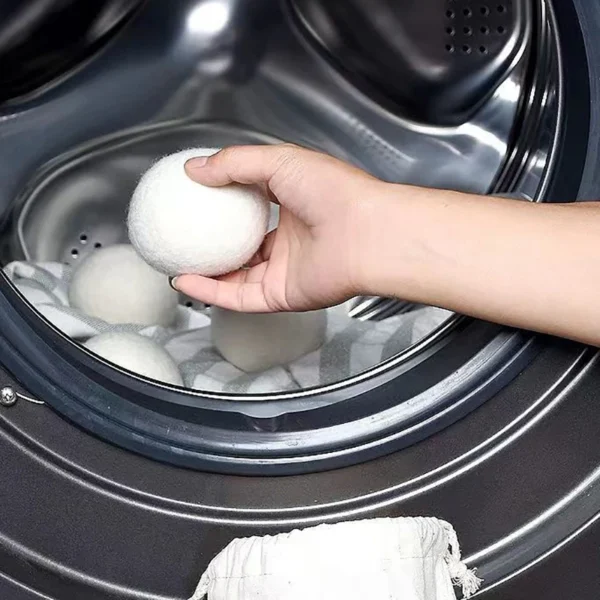 6Pcs Reusable Wool Dryer Balls - Image 4