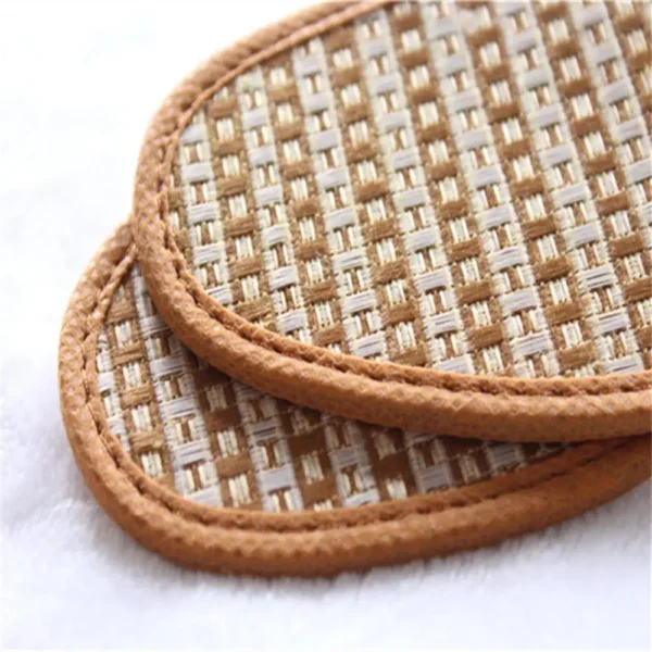 Bamboo Charcoal Hand-Woven Shoe  Insoles - Comfortable, Breathable, Anti-Bacterial - Image 6
