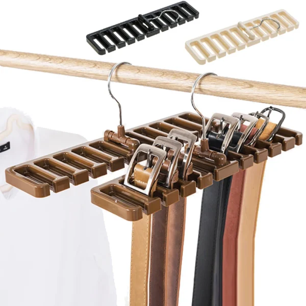 10 Slot Tie Belt Hanger