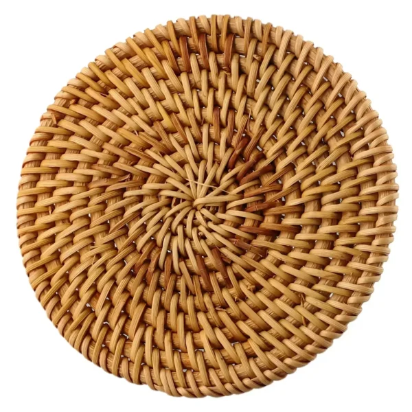 Handwoven Rattan Placemats - Image 3
