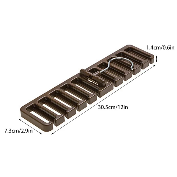 10 Slot Tie Belt Hanger - Image 5