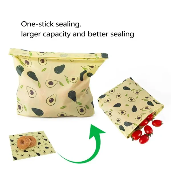 Beeswax Cloth Food Storage Pouch - Image 4