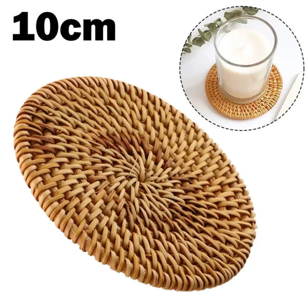 Handwoven Rattan Placemats - Image 5